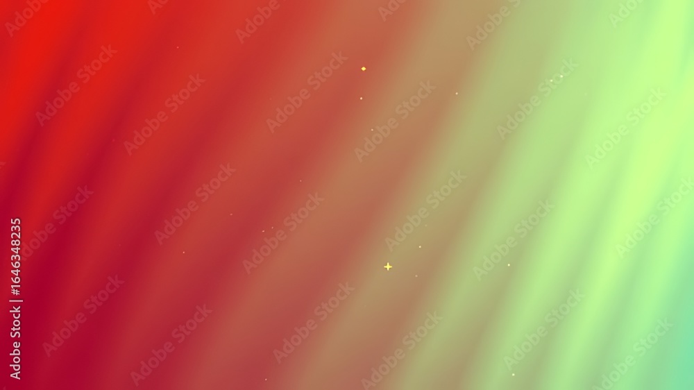 Poster a vibrant gradient background with subtle diagonal lines and glittering particles.