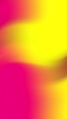 Vibrant gradient background in shades of pink and yellow.