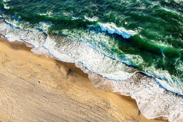 Abstract ocean waves background, Portugal