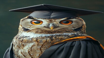 Owl Graduation: Wisdom & Learning