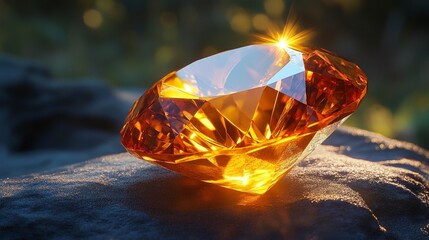 Radiant Gemstone: Amber's Dazzling Glow
