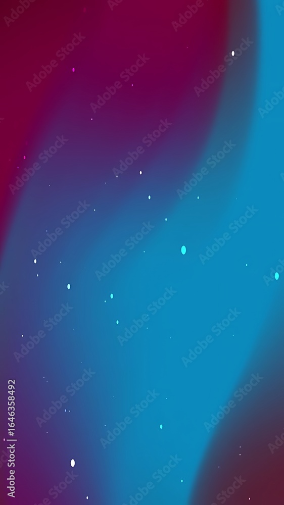 Poster vibrant color gradient with subtle particles.