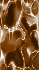 Abstract flowing design in warm brown tones.