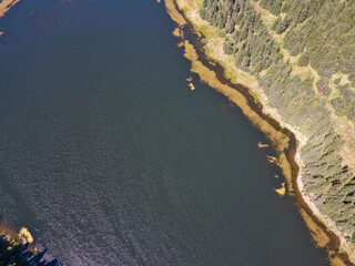 Summer view of Beglika Reservoir, Bulgaria