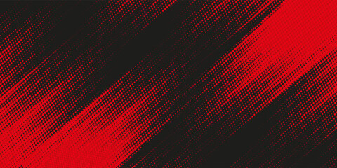 Background, contrast red and black color abstract template for business design. Technology style. You can use it for advertising, sports posters, templates, business presentations. Vector illustration