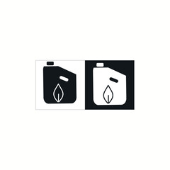 Oil can icon vector, solid illustration Vector