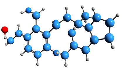 Complex molecule structure (3)