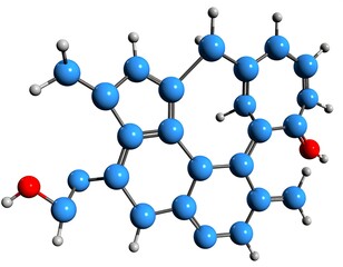 Complex organic molecule structure