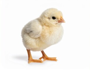 Baby chick, isolated on white background