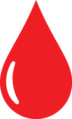 Obraz premium Vibrant red blood drop symbolizes health, life, and medical research, perfect for healthcare campaigns