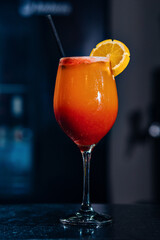 cocktail with orange