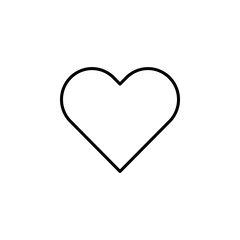 Heart Shape Icon for User Interface