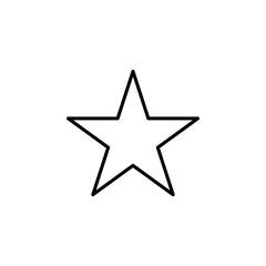 Star Shape Icon for User Interface