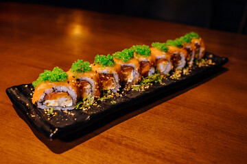 sushi on a plate