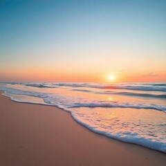 Obraz premium sunset on the beach