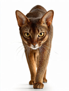 Curious Adorable Tabby Cat Portrait Closeup Studio Feline Pet Mammal Domestic Tiger Colored Whiskers Agile Playful Smart Loyal Companion Eye-catching Petlover Happiness Elegant Grooming Furry Tail