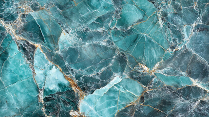 Obraz premium Teal and gold marble texture background elegant stone design luxurious surface