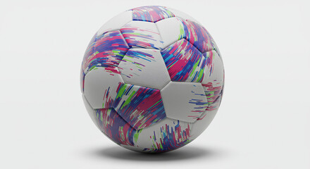 soccer ball isolated on white