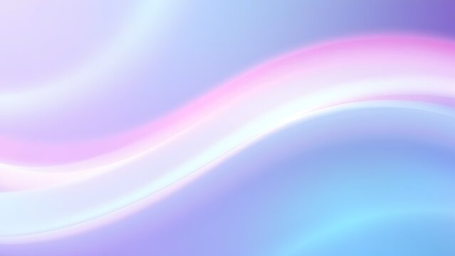 Futuristic holographic gradient background with iridescent pastel waves, embodying a soft vaporwave aesthetic.