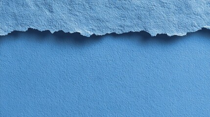 Corporate blue textured paper background with subtle grid pattern and torn edge effect for professional PPT slide design, presentation template, annual report cover or marketing brochure layout.