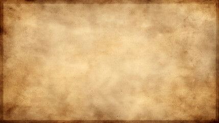 Obraz premium Vintage Aged Paper Texture Background with Copy Space for Design