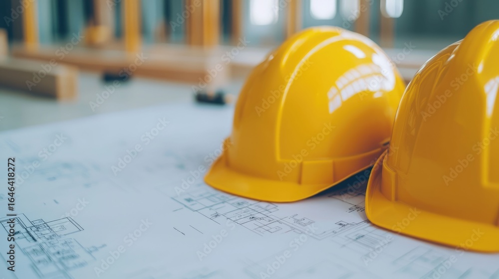 Poster blueprint and electrical tools such as wiring diagrams circuits and construction equipment on a cons
