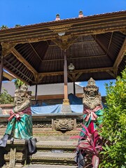 the Ubud palace in Bali island, Indonesia