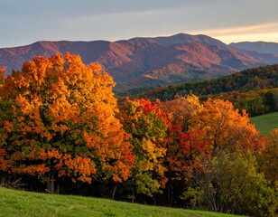 Autumnal mountain landscape (1)