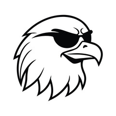 eagle head vector