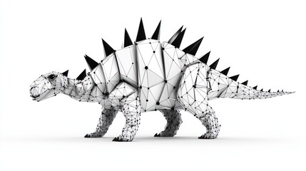 Dinosaur polygonal structure