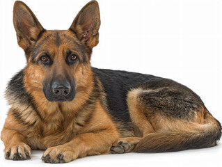 German Shepherd Dog Loyal Obedient Playful Canine Adorable Furry Pet Intelligent Companion Domestic Animal Happy Purebred Pedigree Guard Training 