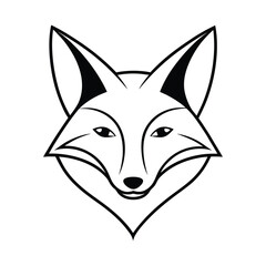 fox head vector