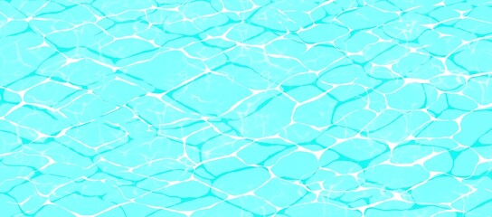 透明感のある美しい海の水面をイメージした爽やかな背景イラスト