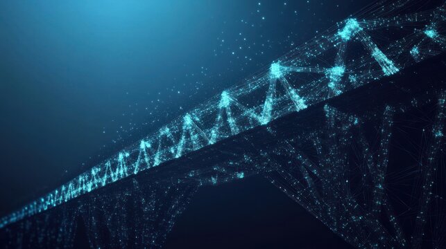 DNA Abstract Design - Powered by Adobe