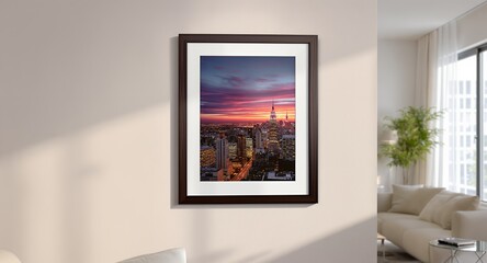 Stunning Cityscape Sunset Canvas Wall Art - Modern Home Decor