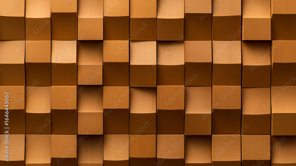 Poster abstract brown square geometric pattern background texture design