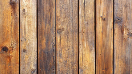 Fototapeta premium Weathered vertical wood planks showing grain texture and natural color variations