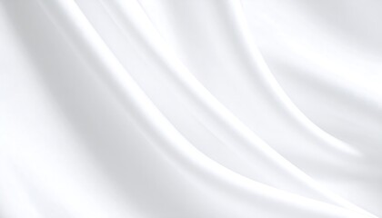 Smooth white fabric folds (2)