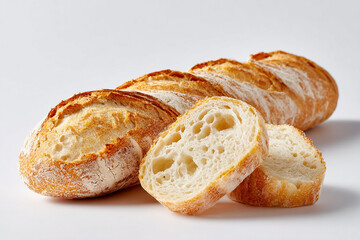 Fototapeta premium fresh bread on a plate