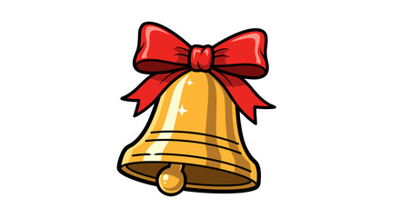 Christmas Bell Vector – Transparent Background
