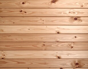 Fototapeta premium Close-up view of light-toned wood planks