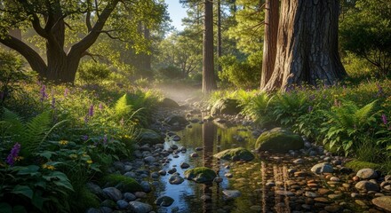 Obraz premium River stream