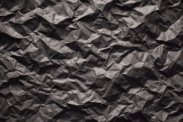 Dark, crumpled paper texture