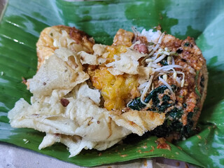 Nasi pecel or sego pecel is a typical Javanese Indonesian rice dish served with pecel sauce, which...