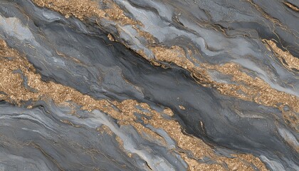 Fototapeta premium Elegant gray and gold marble texture background design