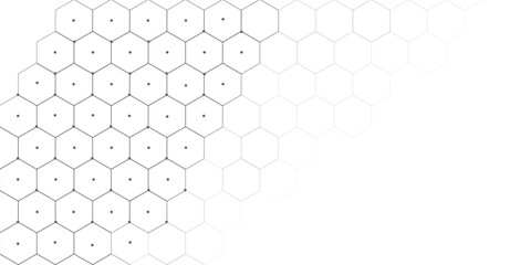 Background with hexagons . Abstract background with lines . white texture background.