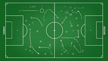 Soccer game strategy plan