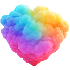 heart shaped balloons cloud 