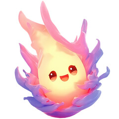 fire egg funny cartoon devil