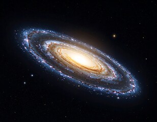 the galaxy in space